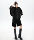 Black Mesh Layered Skirt